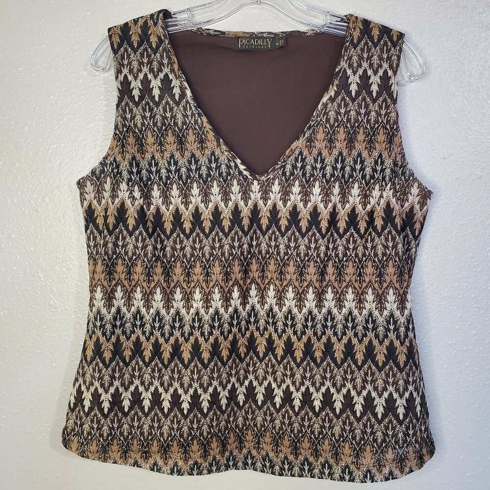 Picadilly Fashions Sleeveless Top Women's 10
